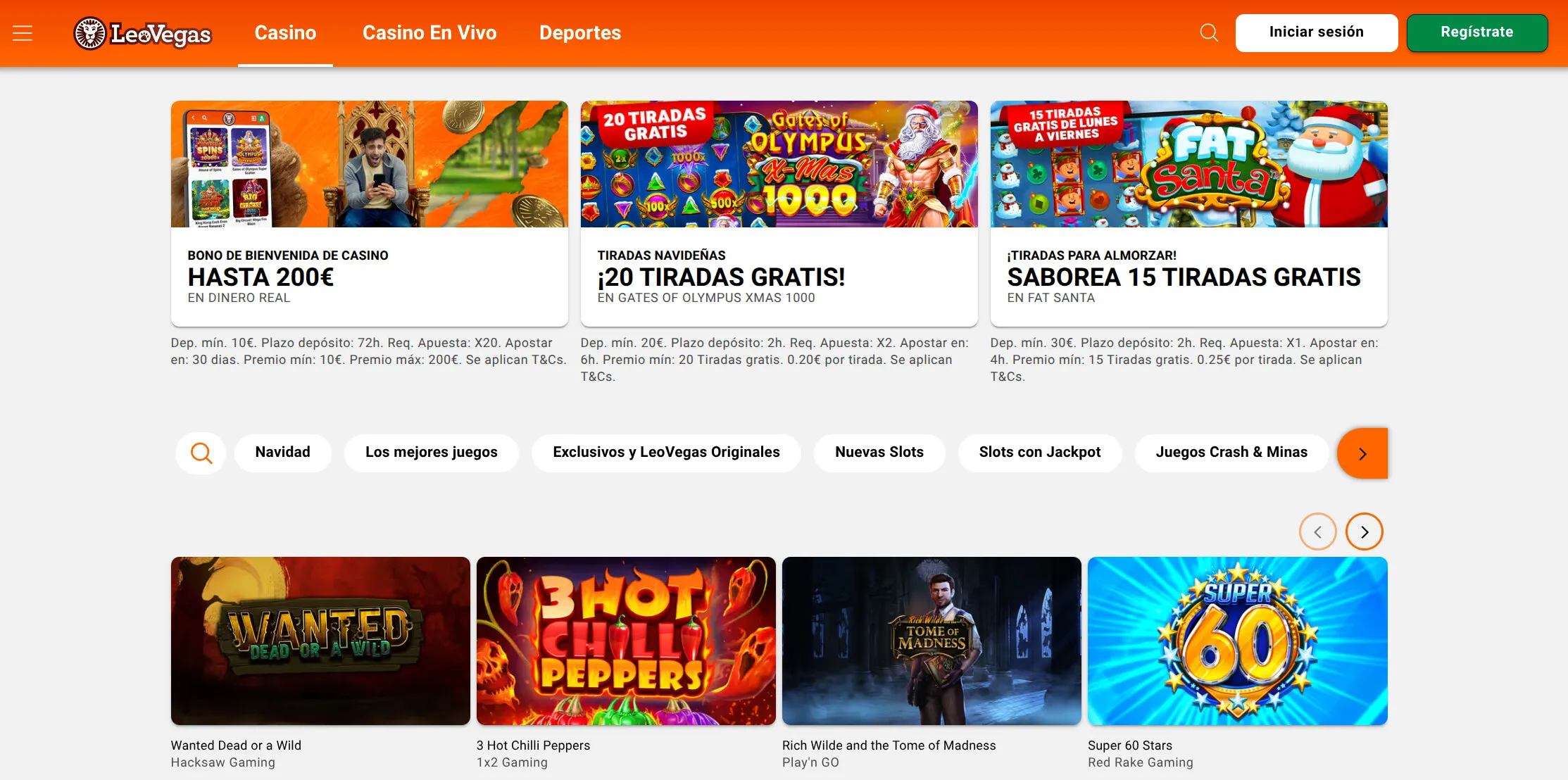 LeoVegas Casino App Móvil